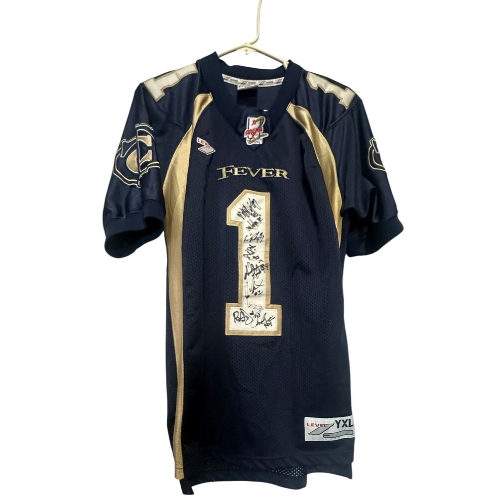 Tri Cities Fever Arena League Football Jersey Autographed 2007 Youth XL